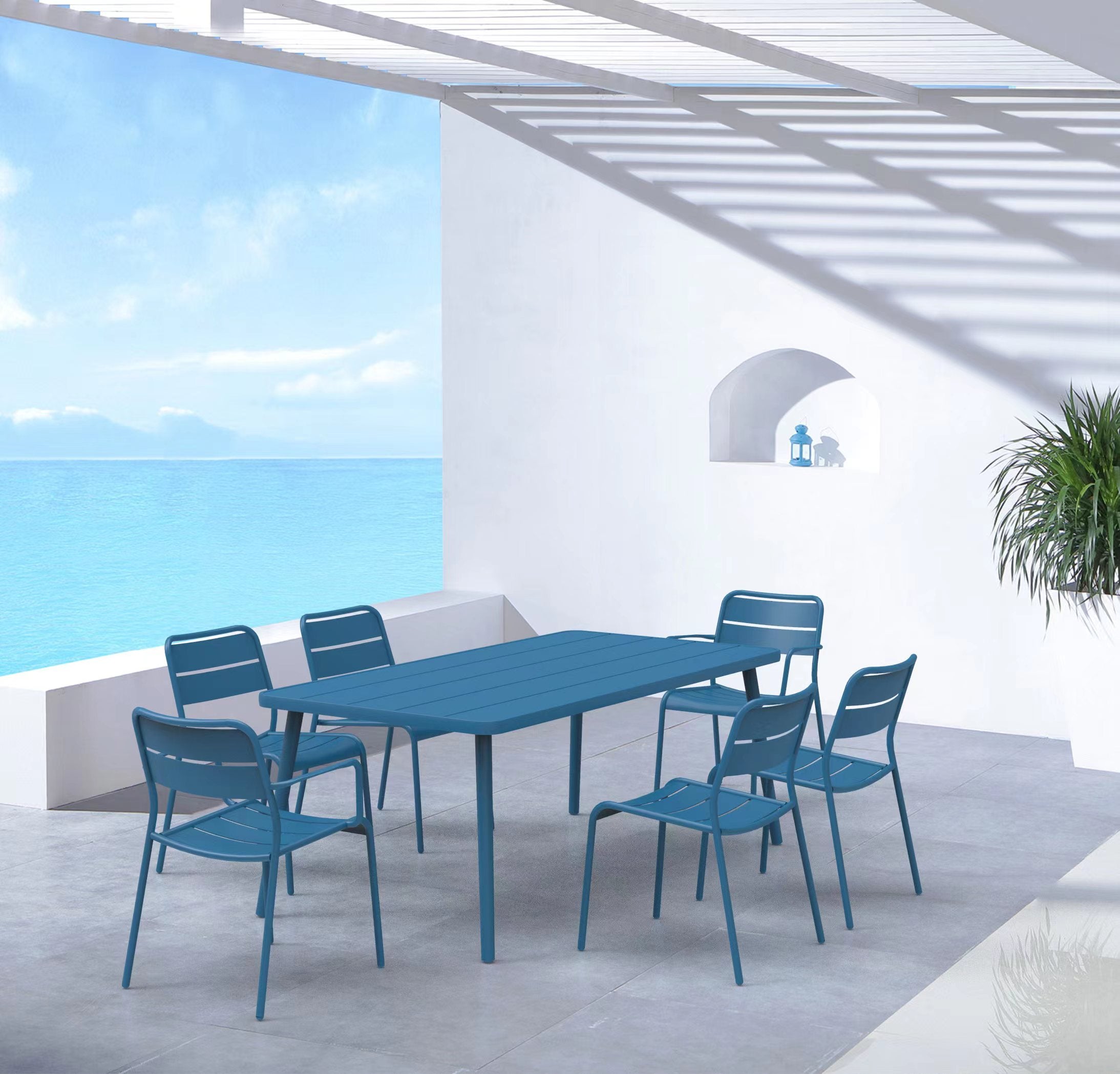 Full alum chair 580*630*822mm