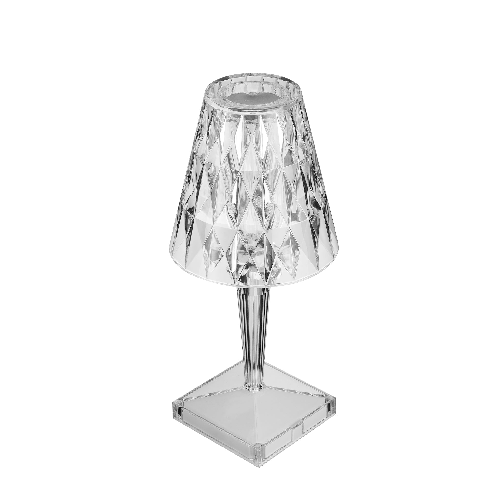 Diamond Style Glass Table Lamp