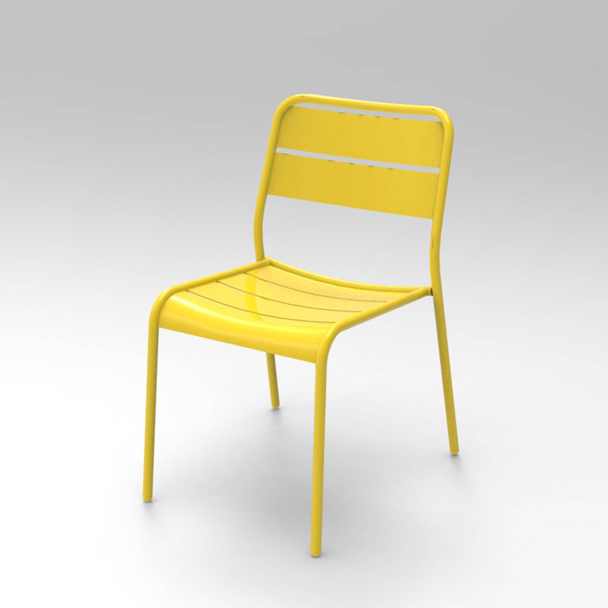 Full alum side chair 525*630*822mm