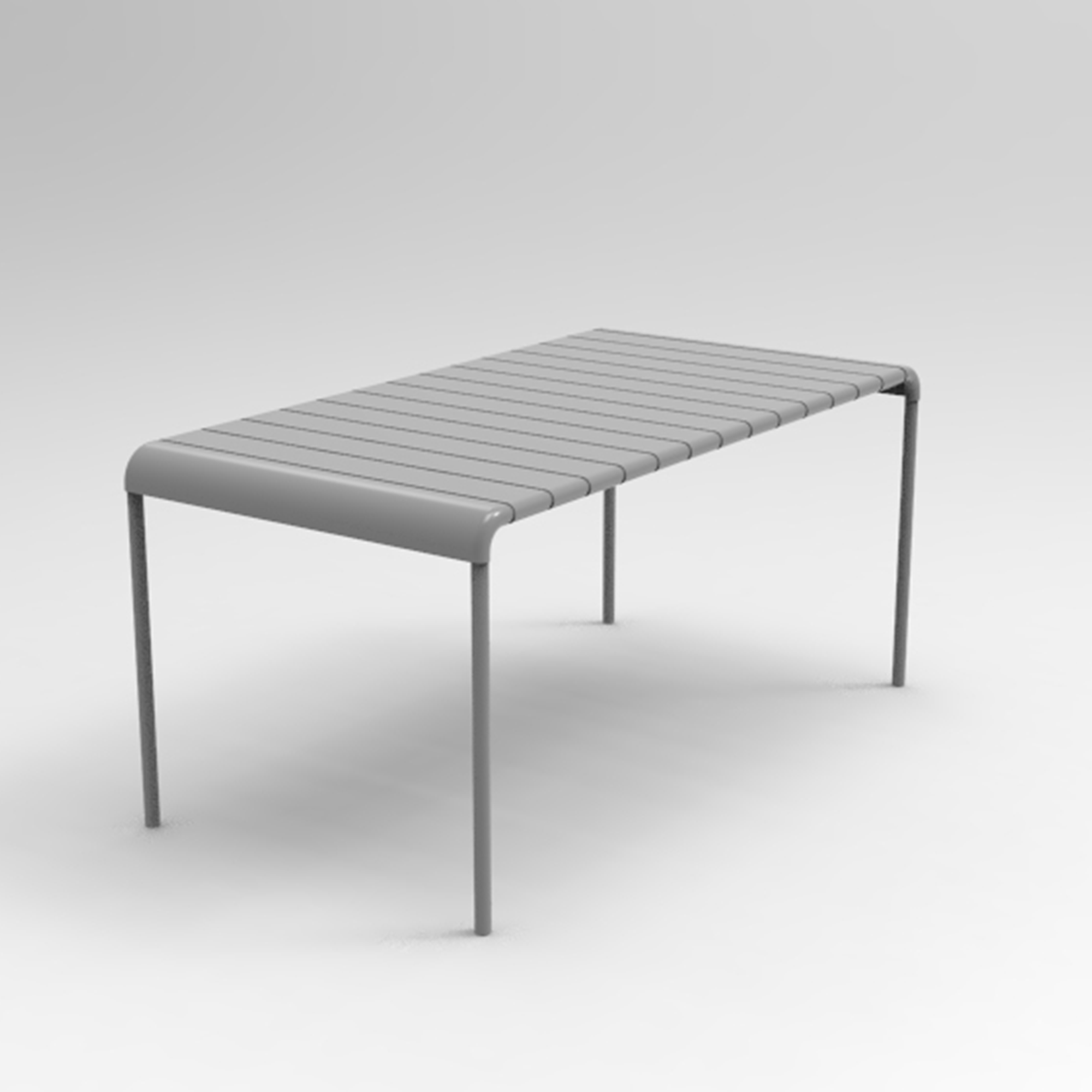 Rectangle table (KD leg) 1609*837*750mm