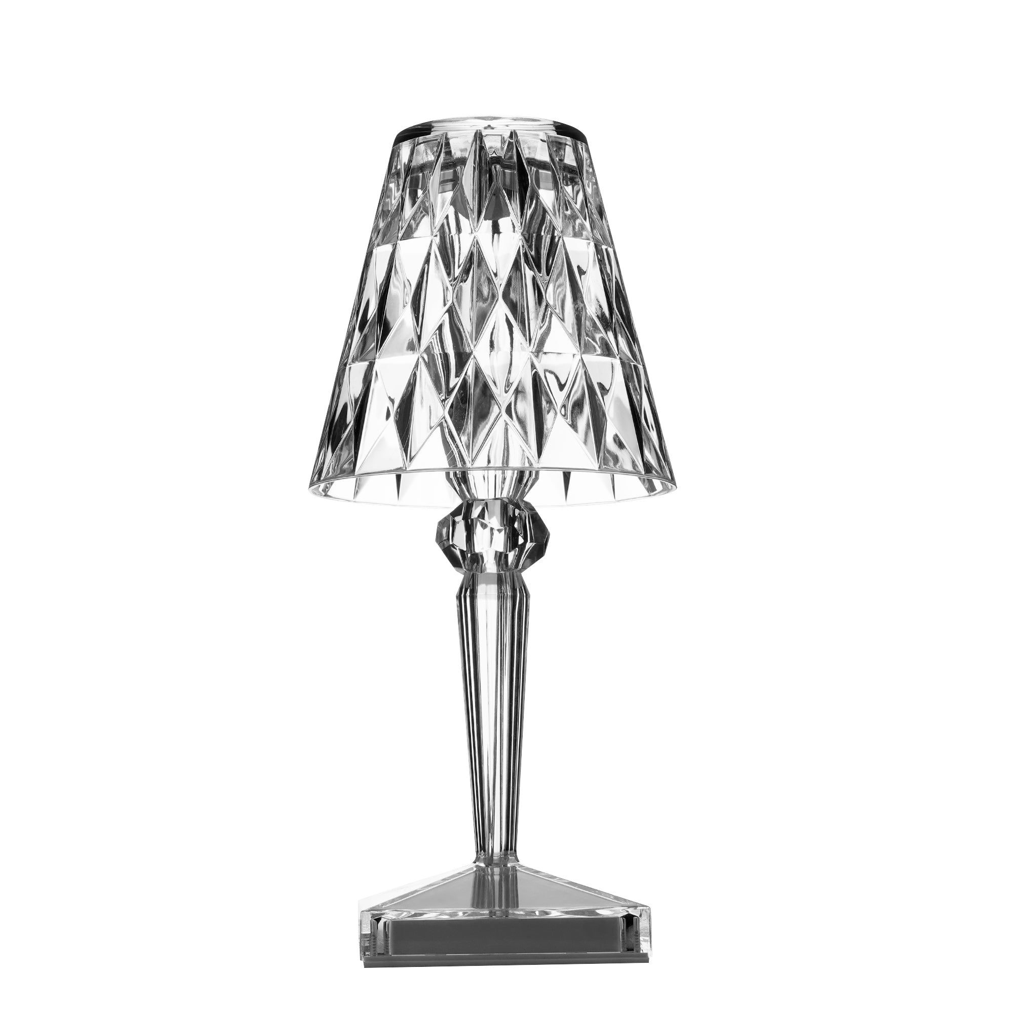 Diamond Style Glass Table Lamp