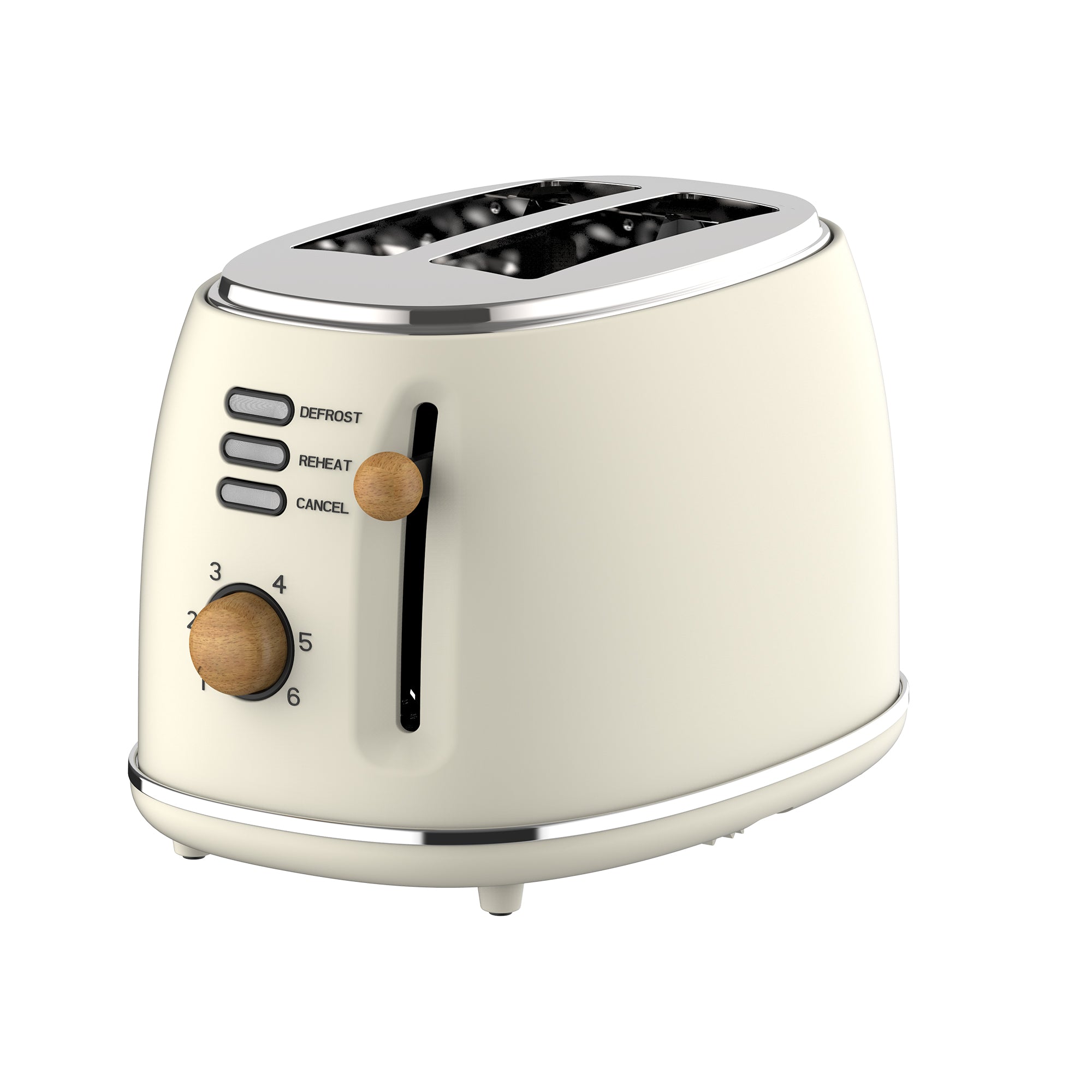 2-Slice Toaster, White