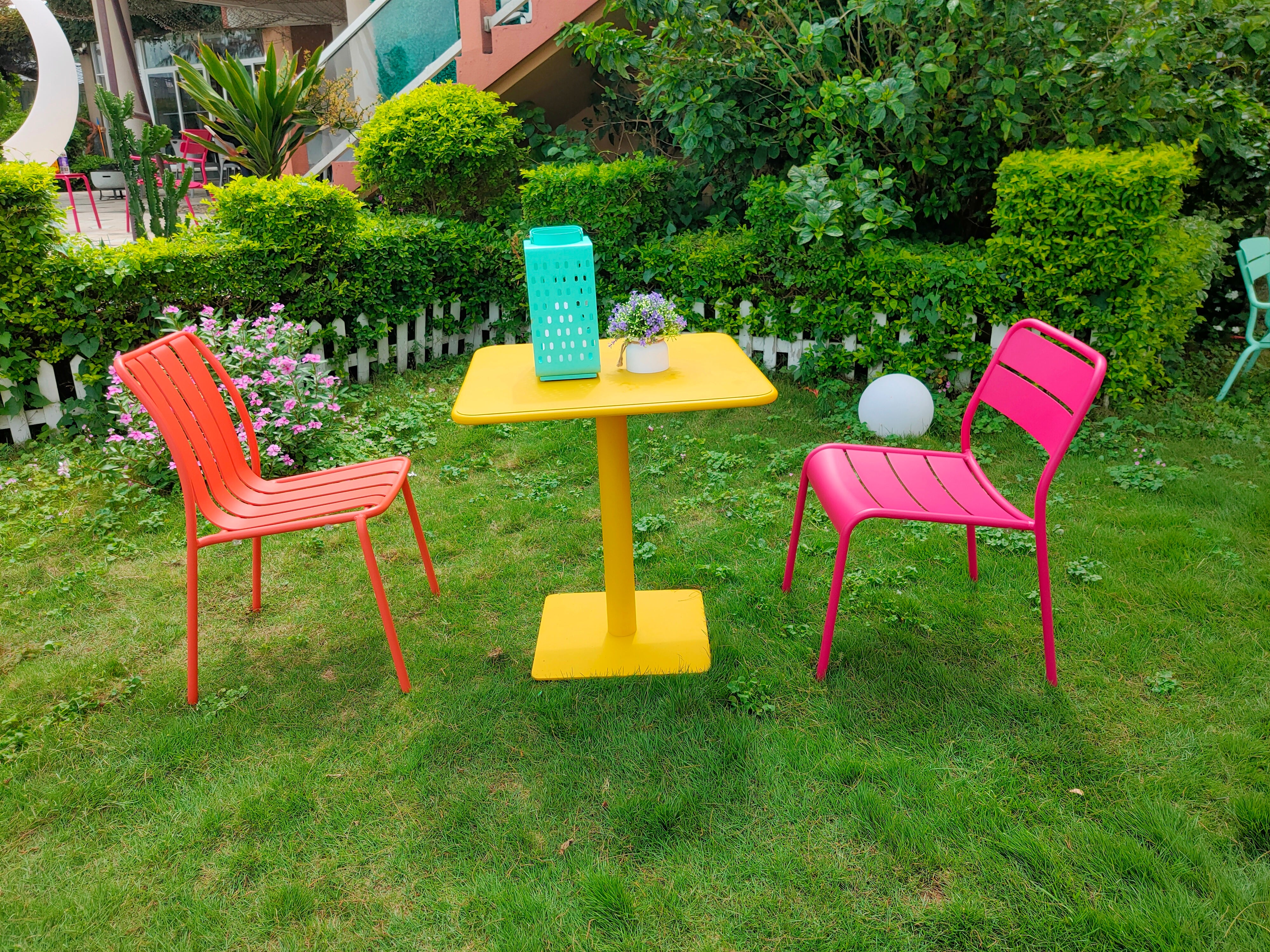 Full alum side chair 525*630*822mm