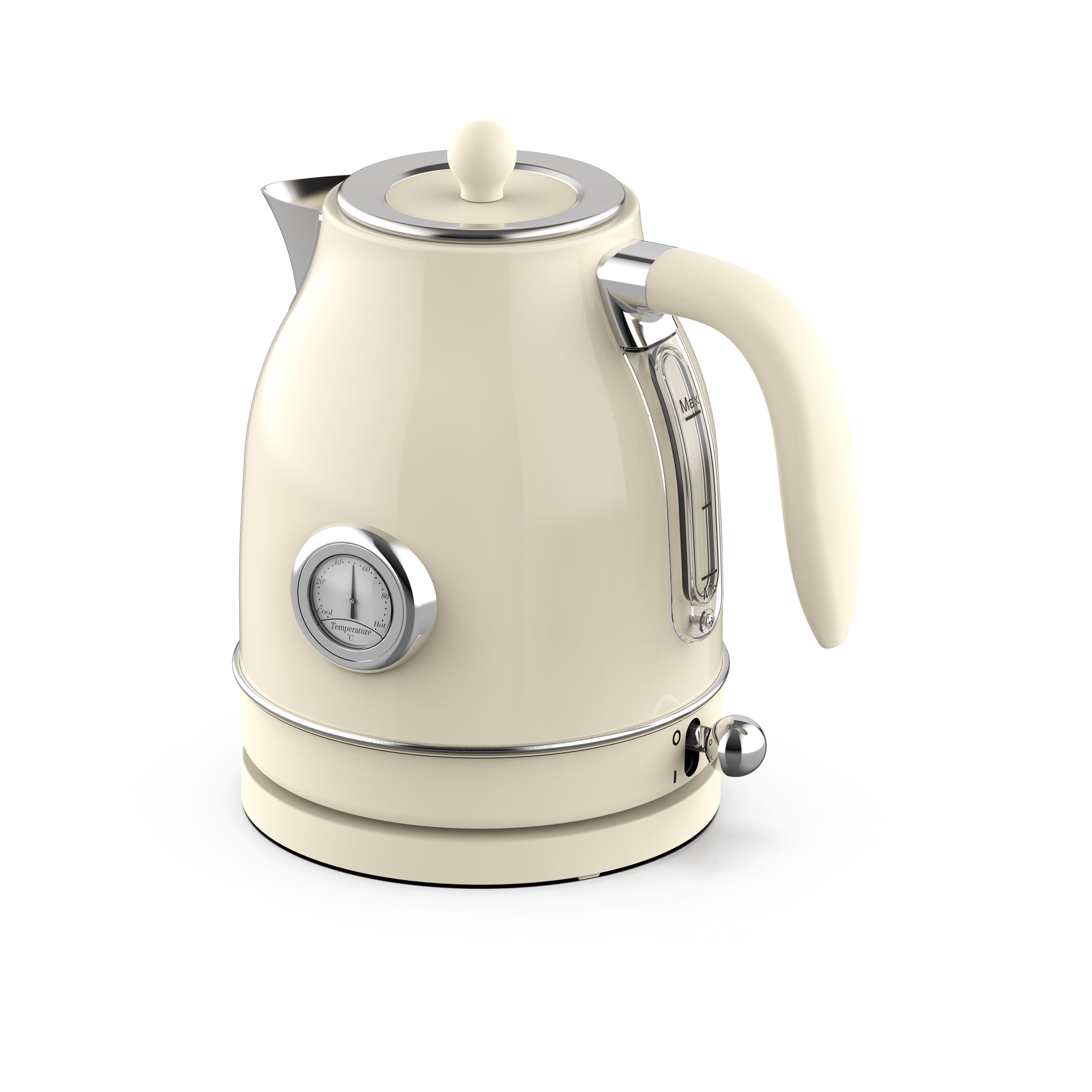 Electric Water Kettle, 1.7L, White