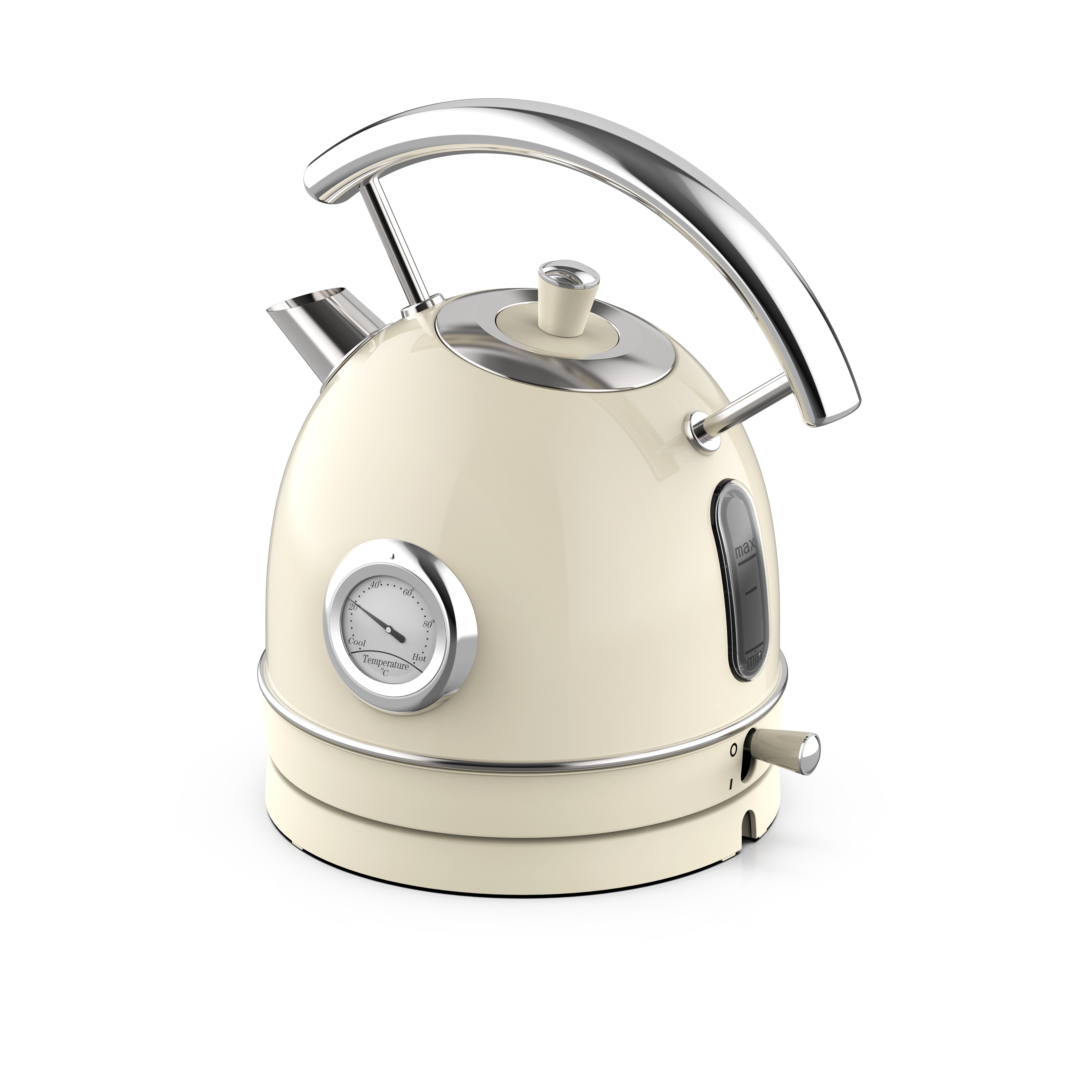 Electric Water Kettle, 1.7L, White