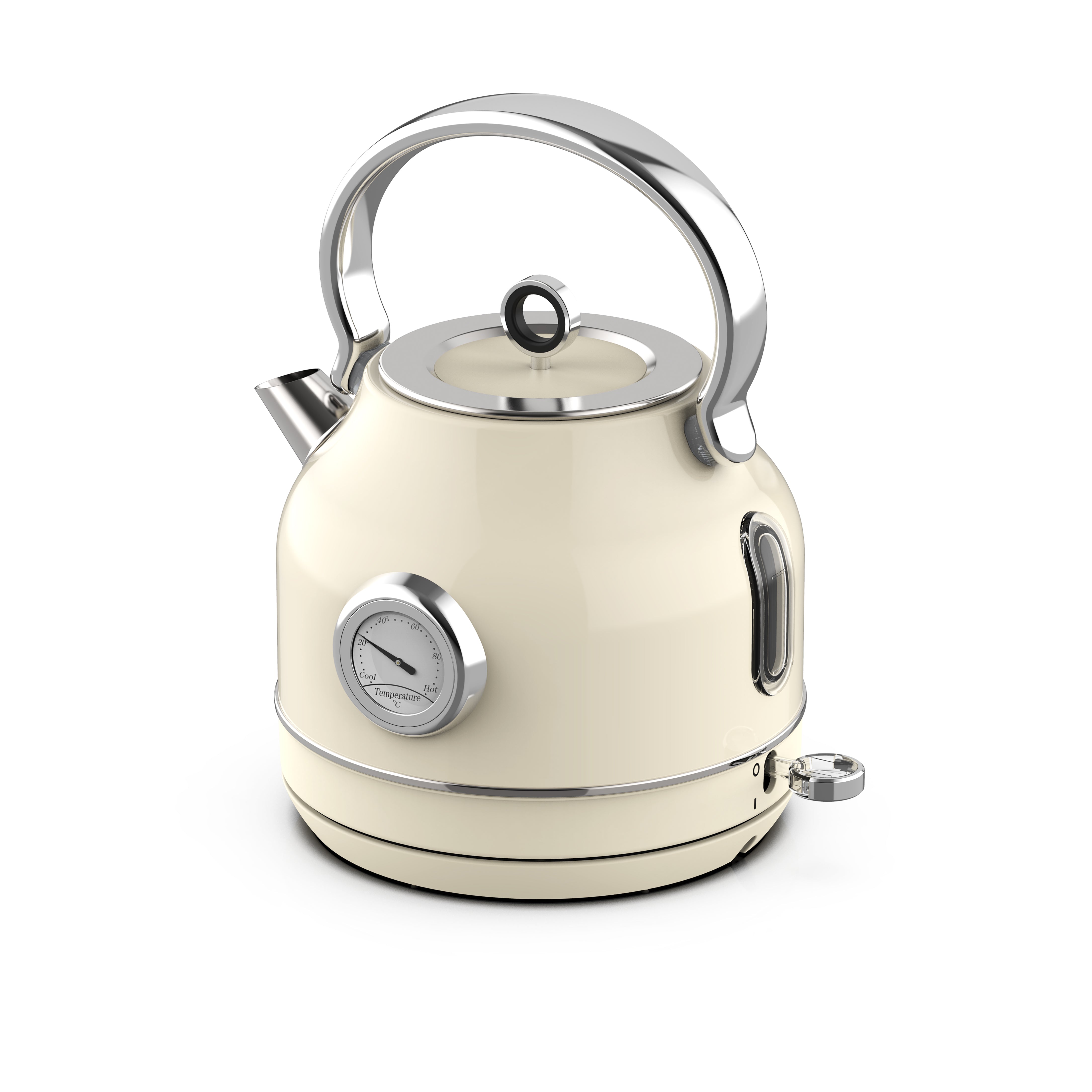 Electric Water Kettle, 1.7L, White