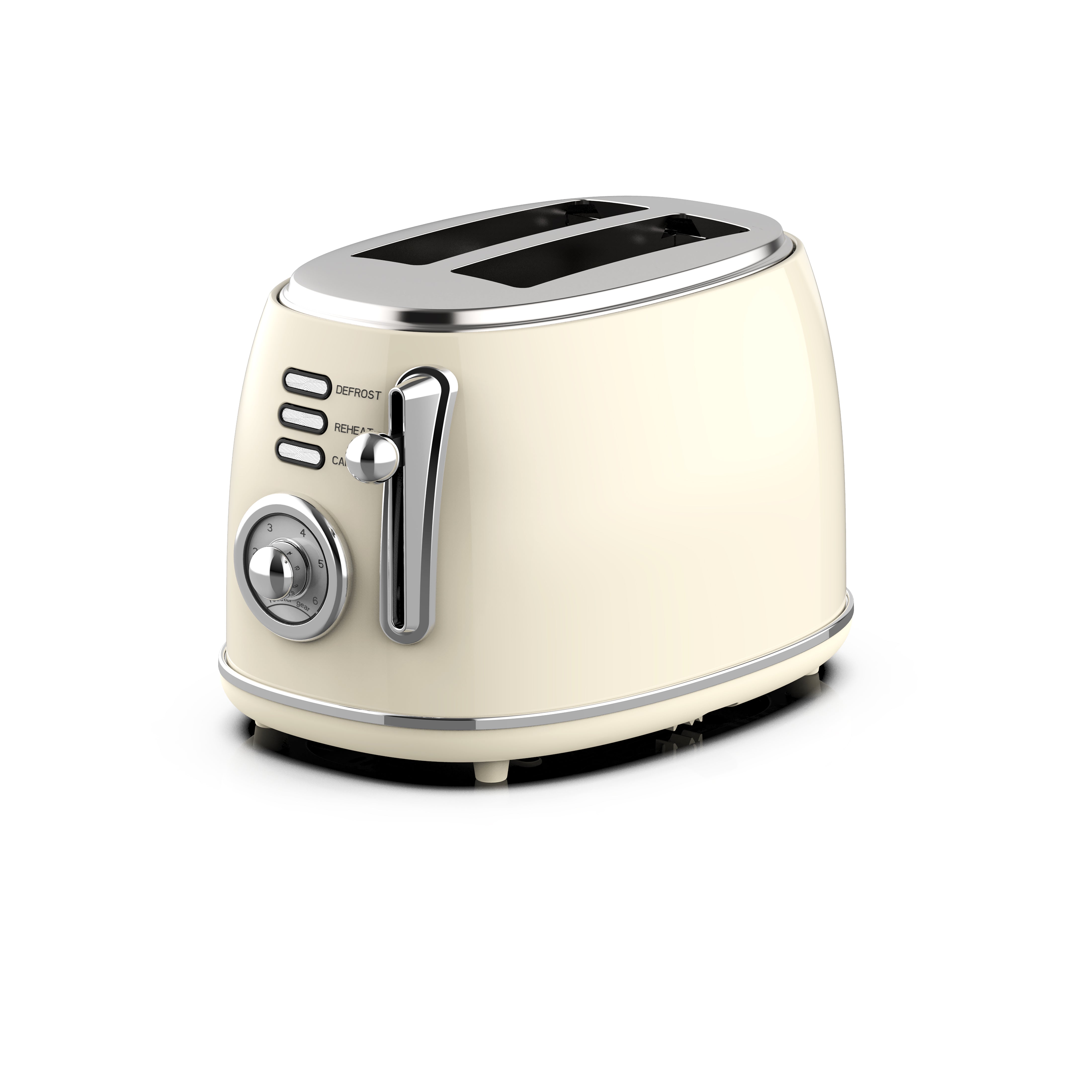 2-Slice Toaster, White