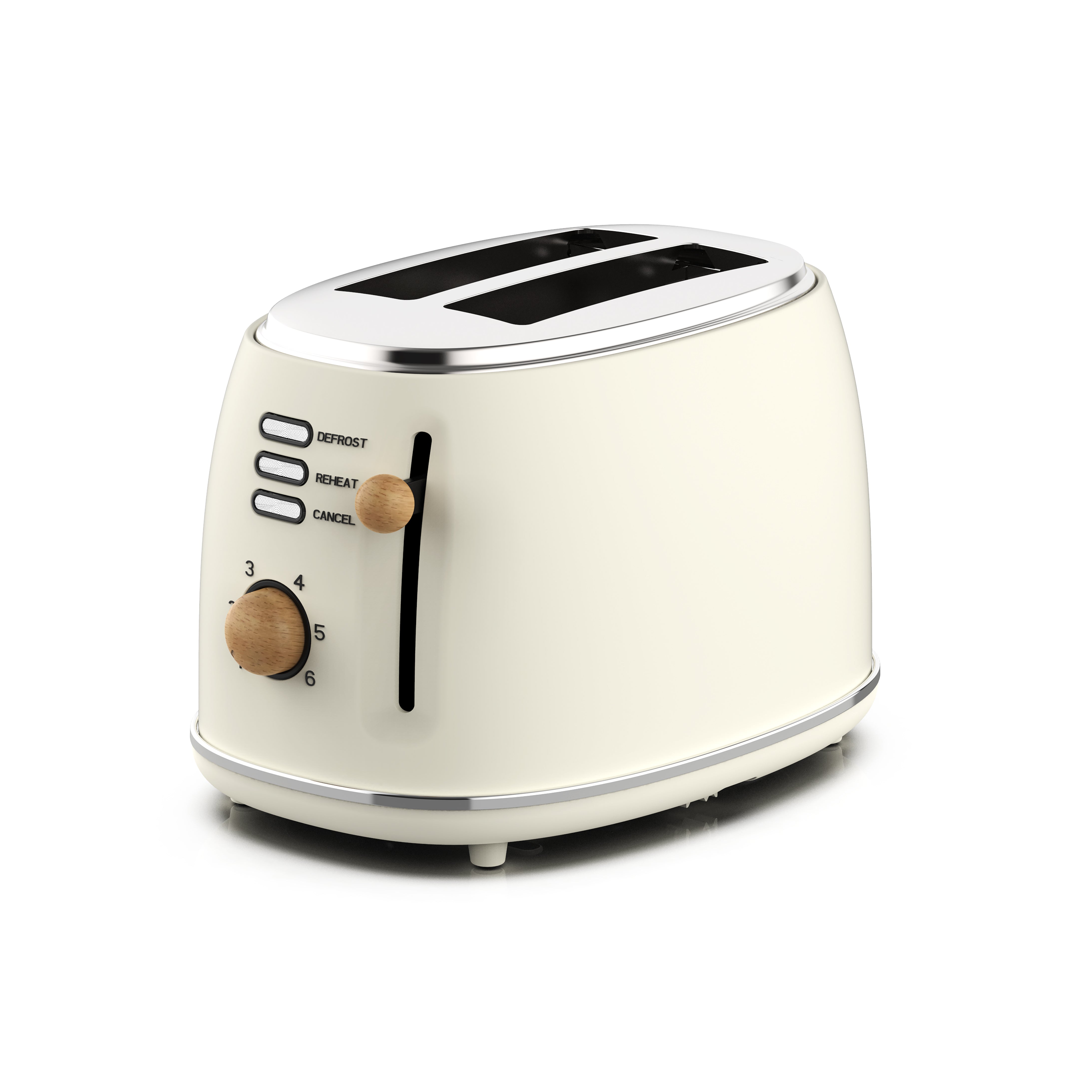 2-Slice Toaster, White