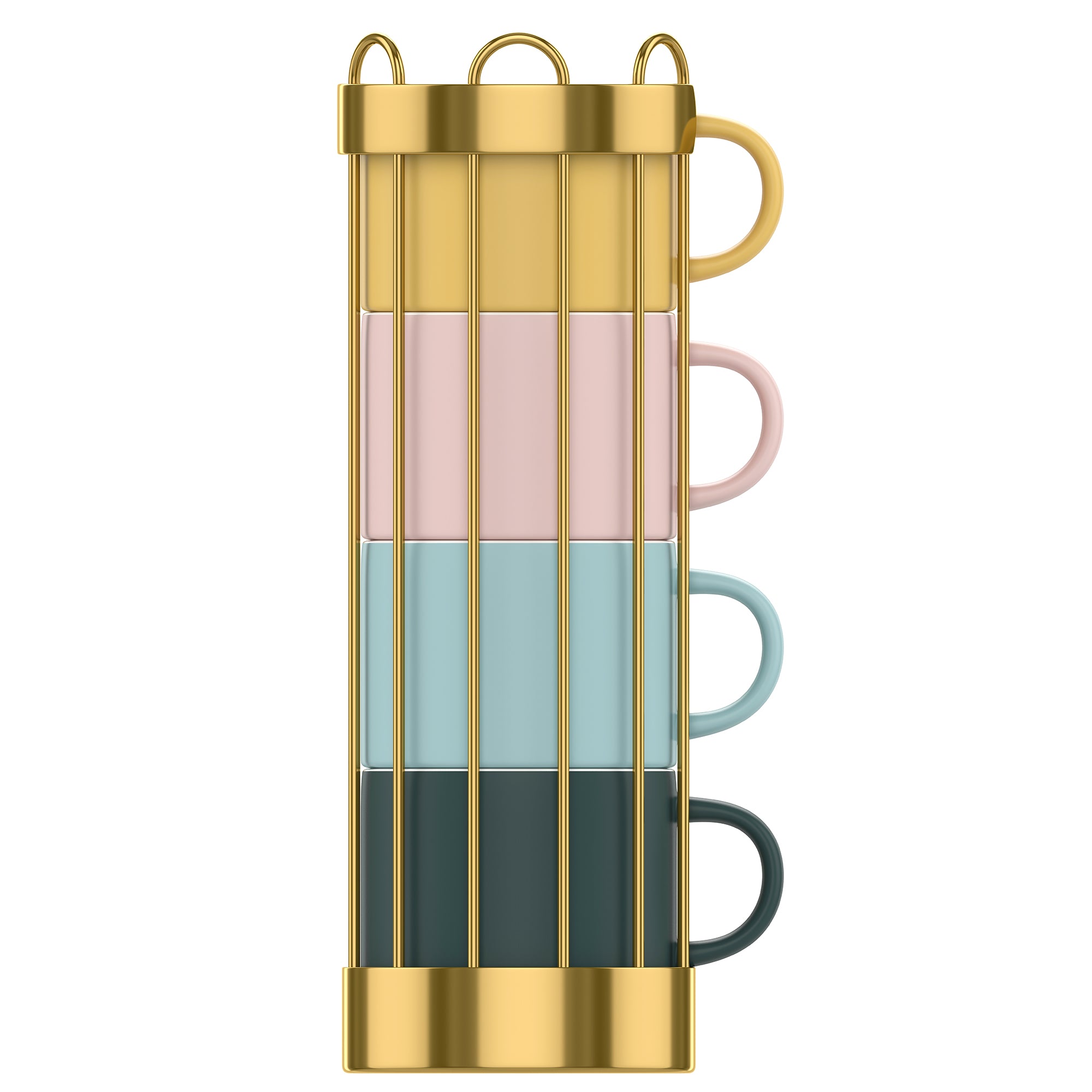 Light luxury European style ceramic coffee cup holder