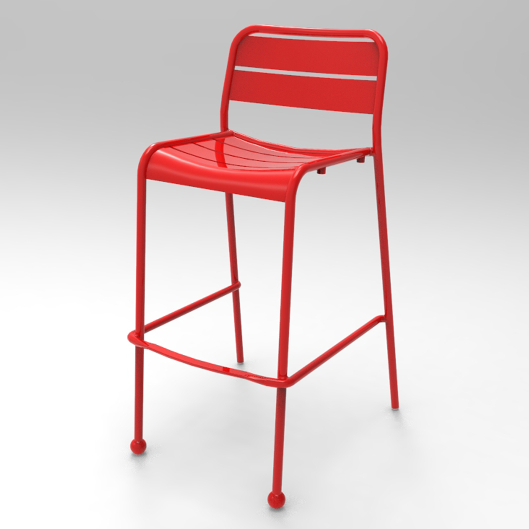 Full alum bar stool 552*607*1034mm