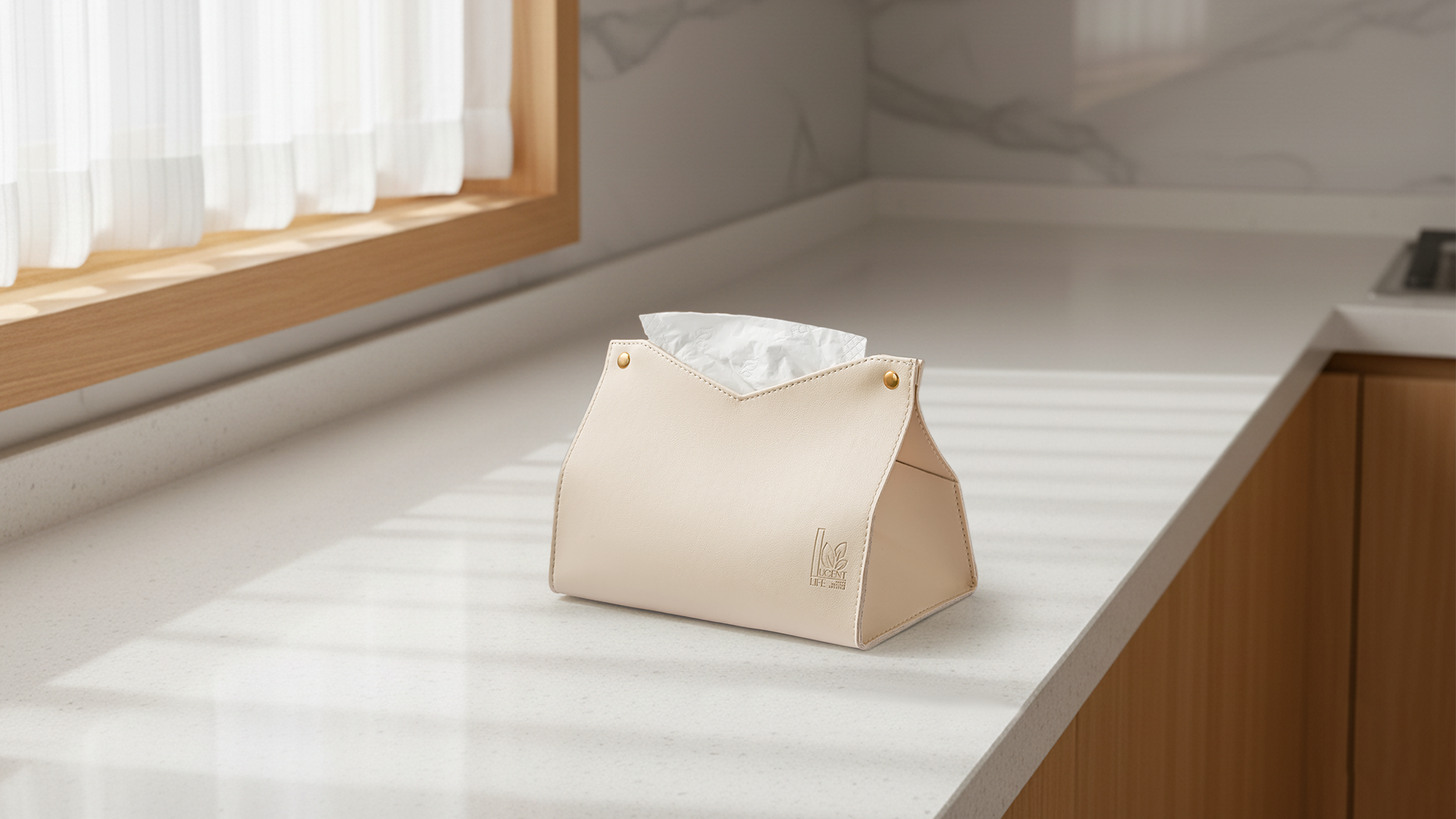 PU Leather Tissue Box 220*120*145mm