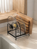 Pot Lids Organizer Rack /w PP tray 220*180*145mm
