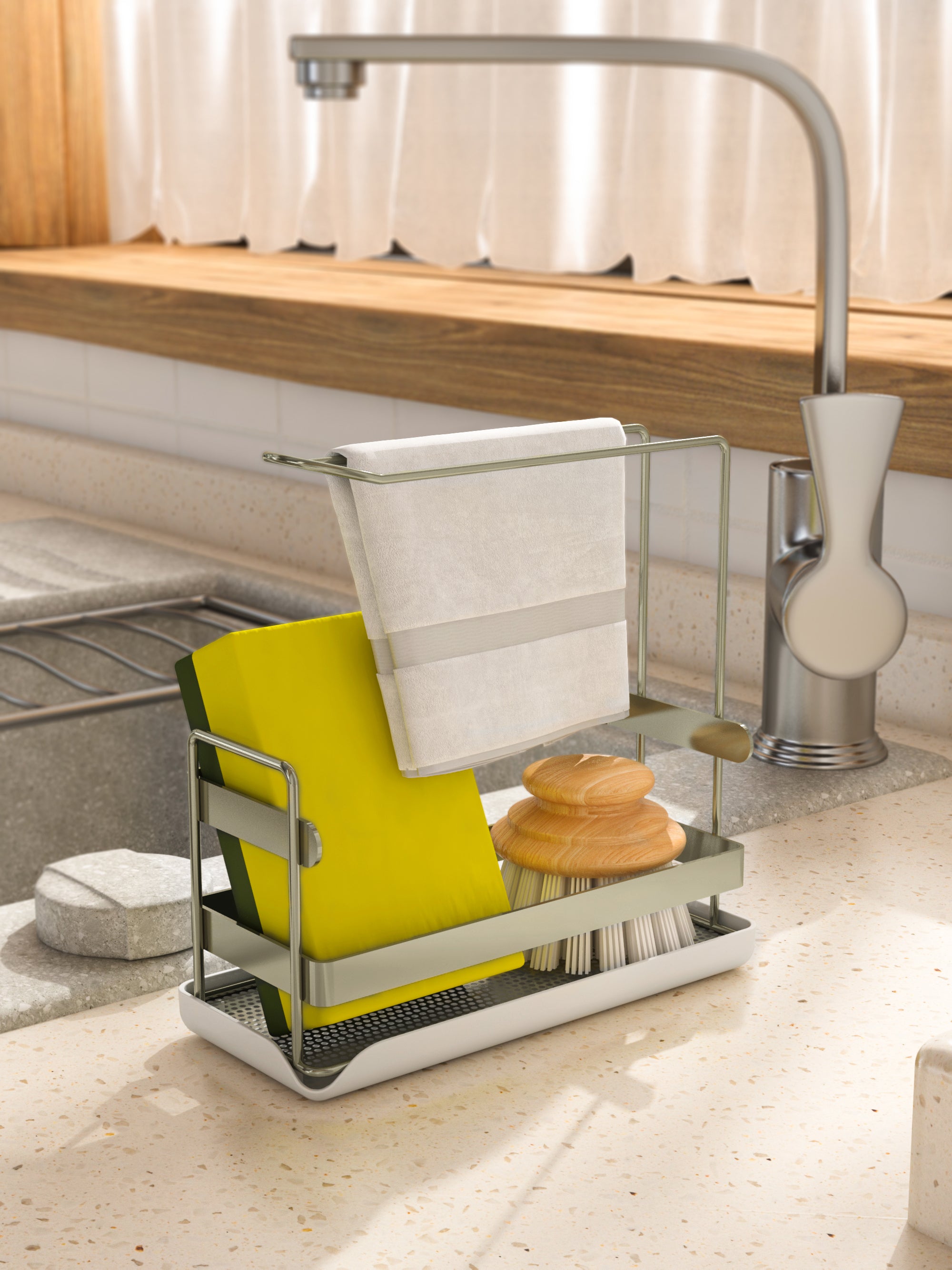 Kitchen Sink Caddy /w ABS tray 175*71*173mm