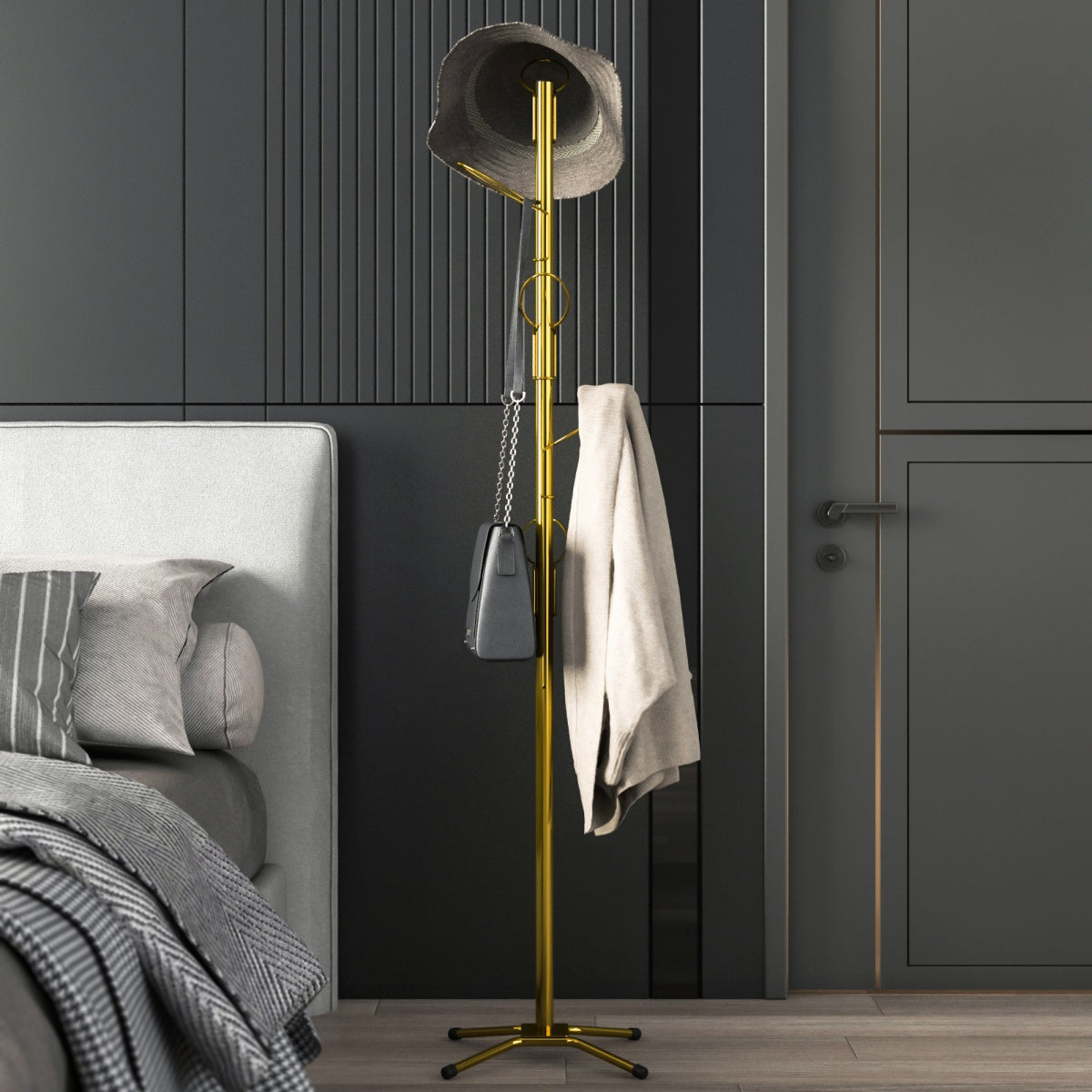 Coat Rack With 6 Hooks 342*342*1650mm