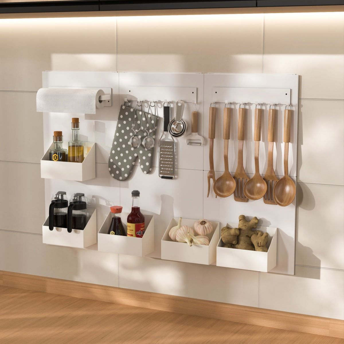 Magnetic Wall Organizer Board with Strong Magnetic Grip