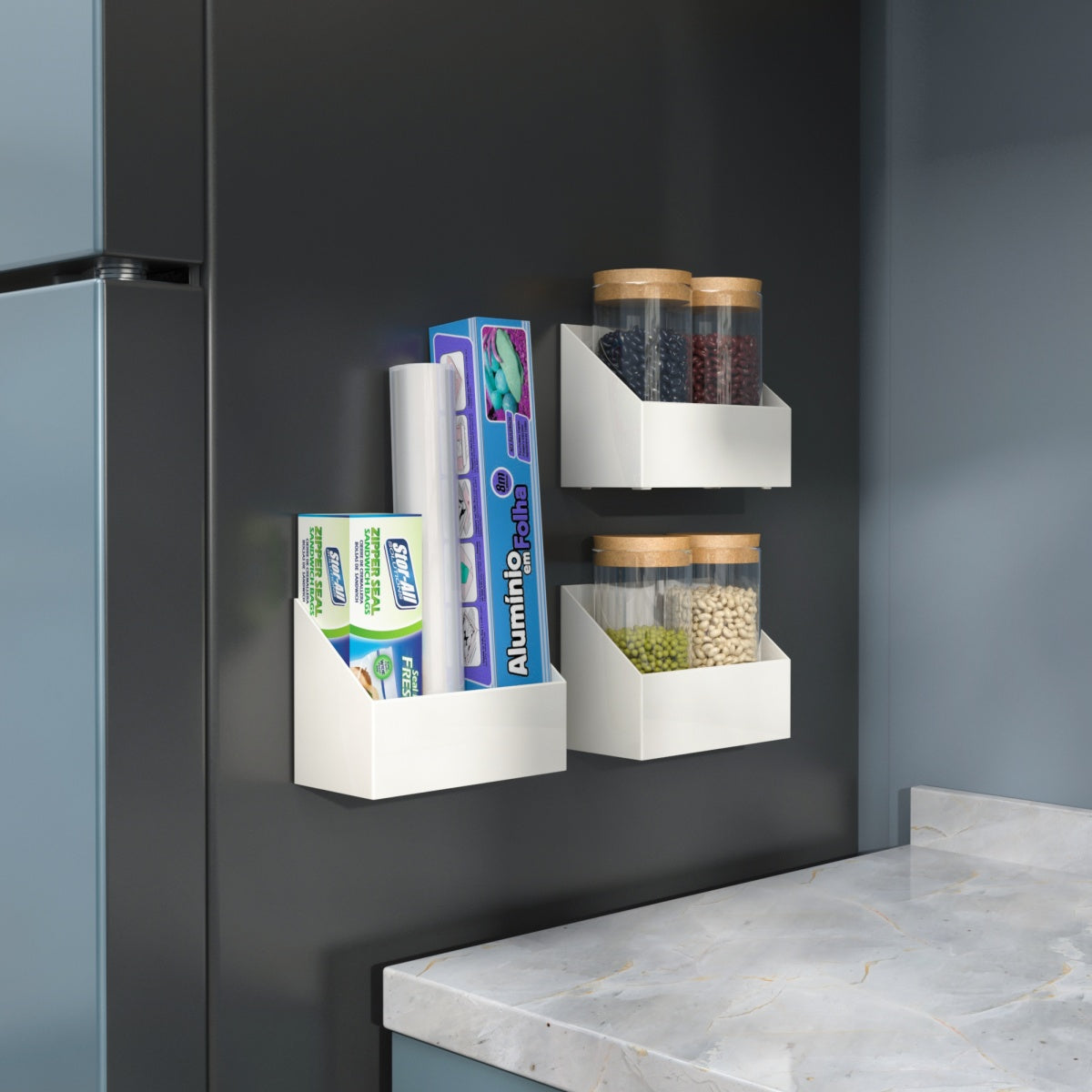 Magnetic Storage Box for Space-Saving Organization