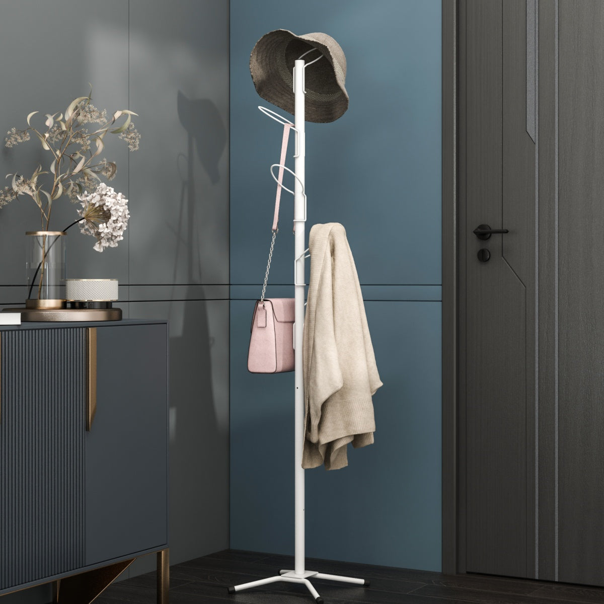 Coat Rack With 6 Hooks 342*342*1650mm