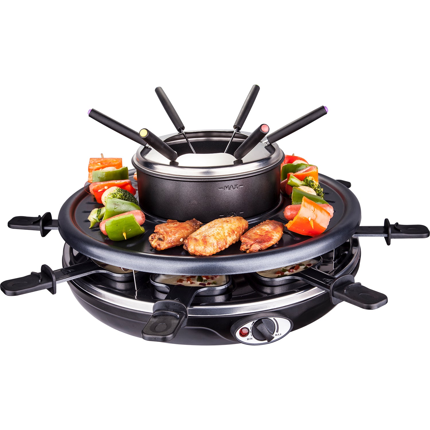 Electric Hot Pot BBQ 2 in 1