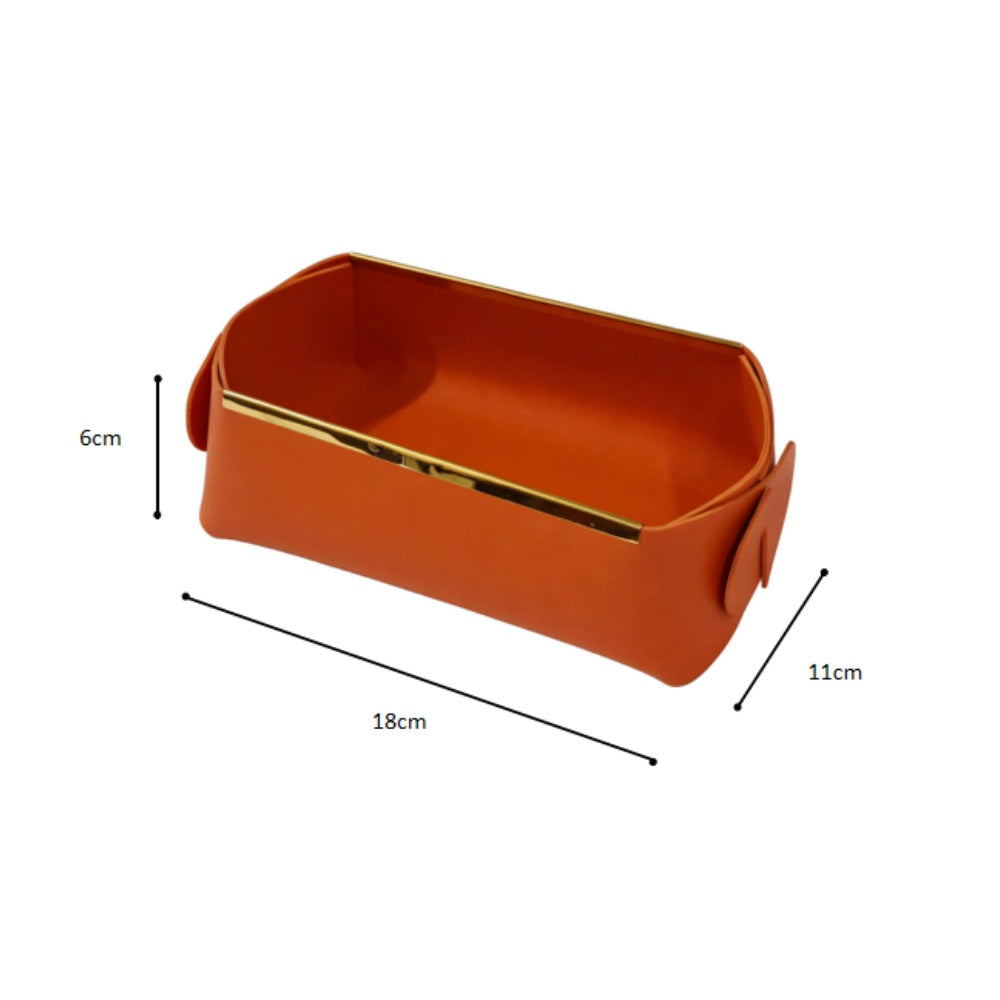 PU Leather Storage Tray Set of 3 180*110*60mm