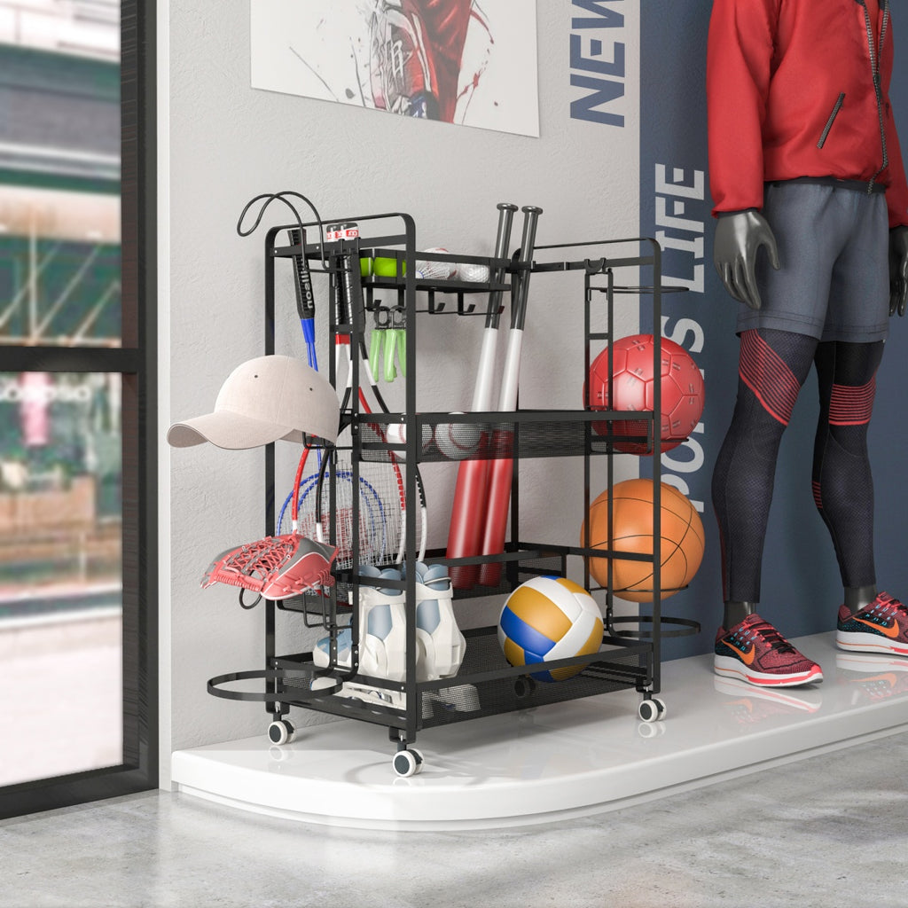 Sports Equipment Organizer with Screw Pack 1110*360*870mm