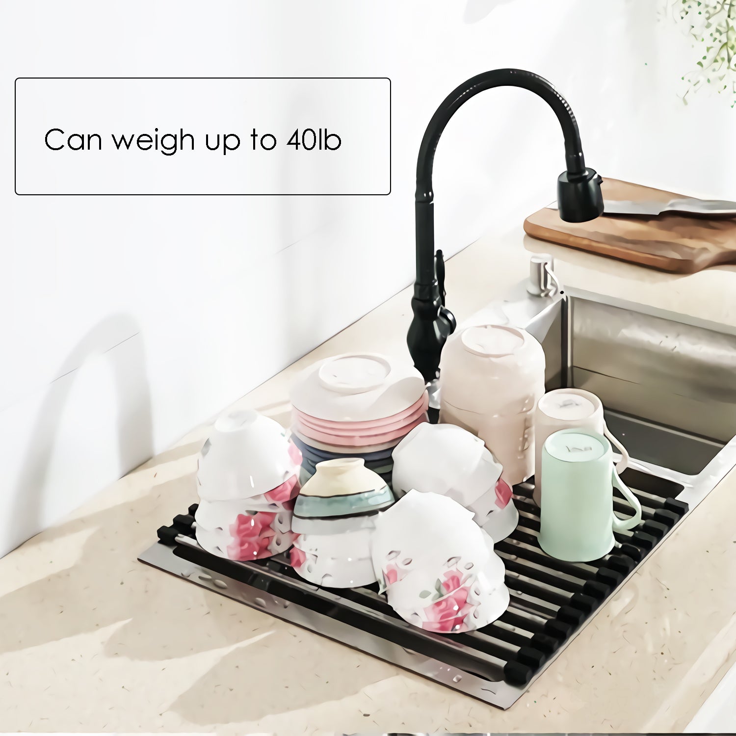 Over the Sink Dish Rack