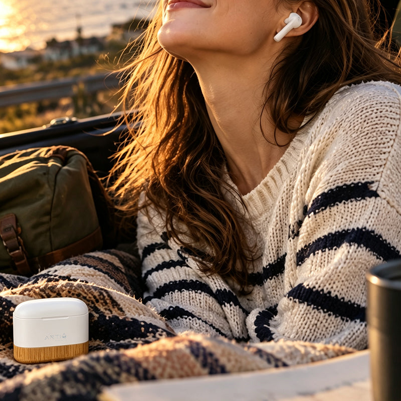 Bamboo Synq- Eggshell Shock Earbuds