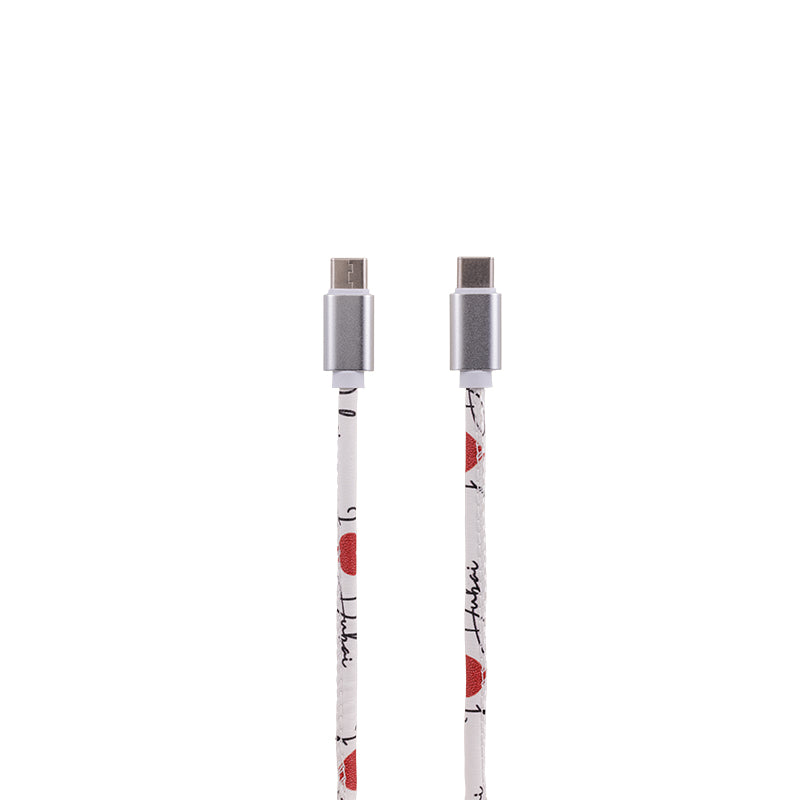 RECYCLED ECO-FRIENDLY CHARGING CABLE USB-C TO C