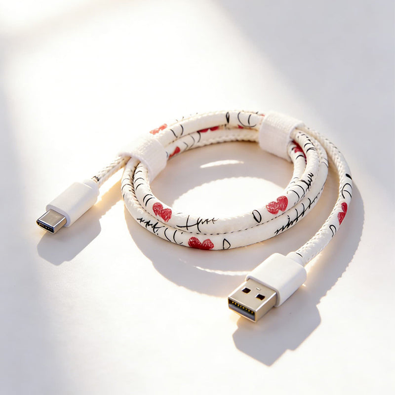RECYCLED ECO-FRIENDLY CHARGING CABLE USB-A TO C