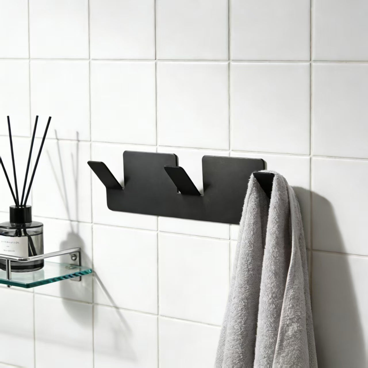 Holder Hanger /w Nail-free Adhesive 237*26*65mm