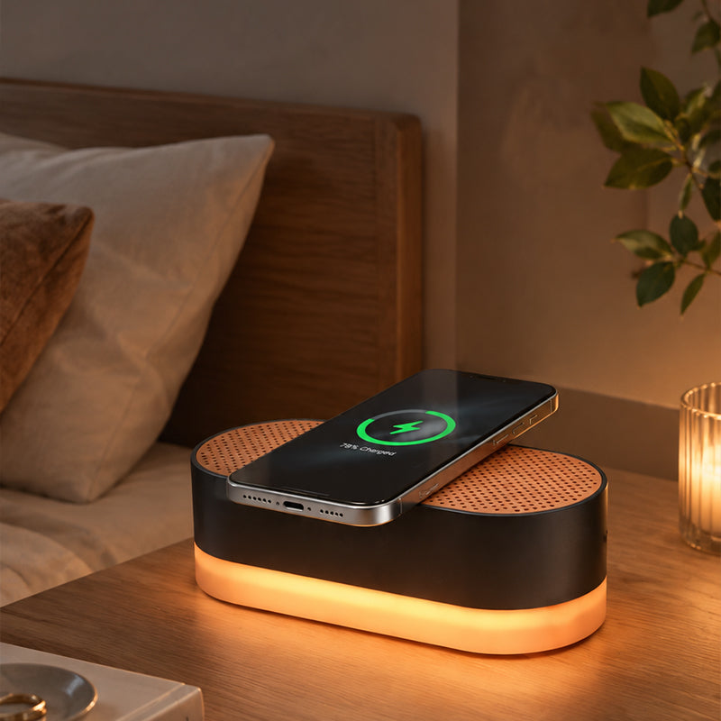 Hubix Dock Blue Tooth Speaker and Alarm Clock