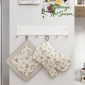 Magnetic Hook Rack | Tool-Free Space-Saving Storage Organizer