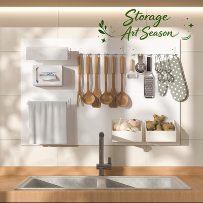 Magnetic Wall Organizer Board with Strong Magnetic Grip