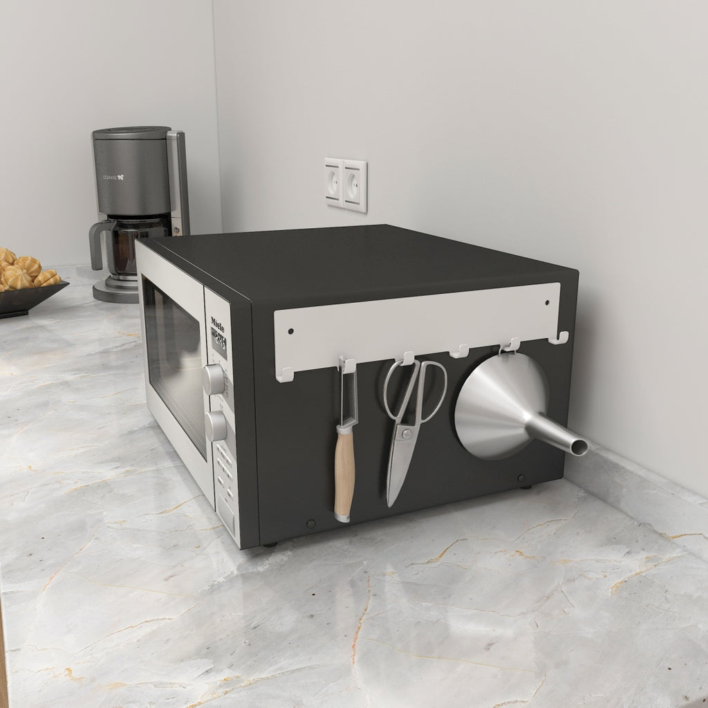 Magnetic Hook Rack | Tool-Free Space-Saving Storage Organizer