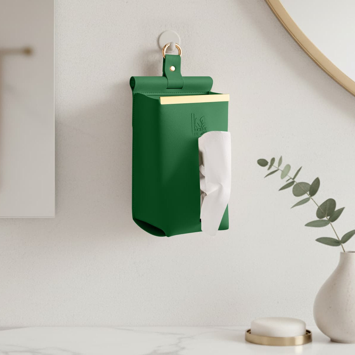 PU Leather Tissue Box (Wall-Mounted) 270*95*110mm