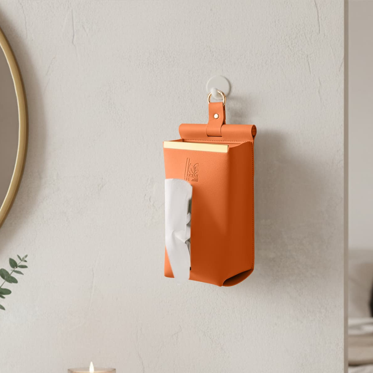 PU Leather Tissue Box (Wall-Mounted) 270*95*110mm