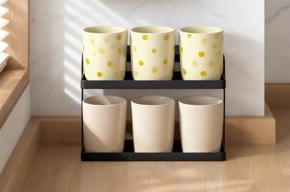 Desktop & Wall-Mounted  Rack /w Nail-free Slot/Adhesive 262*108*180mm