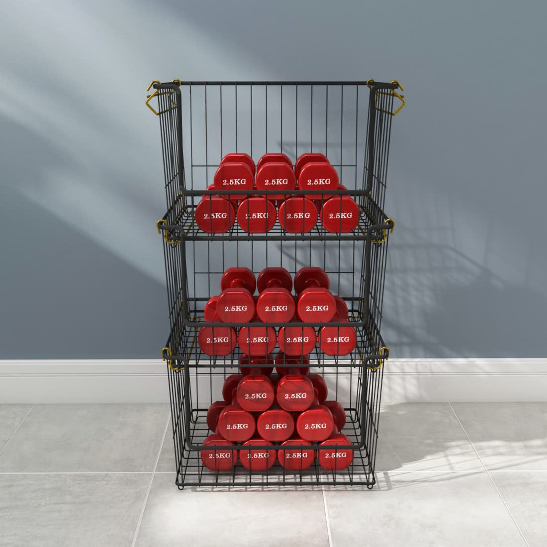 Stackable Basket Set of 3 409*362*750mm