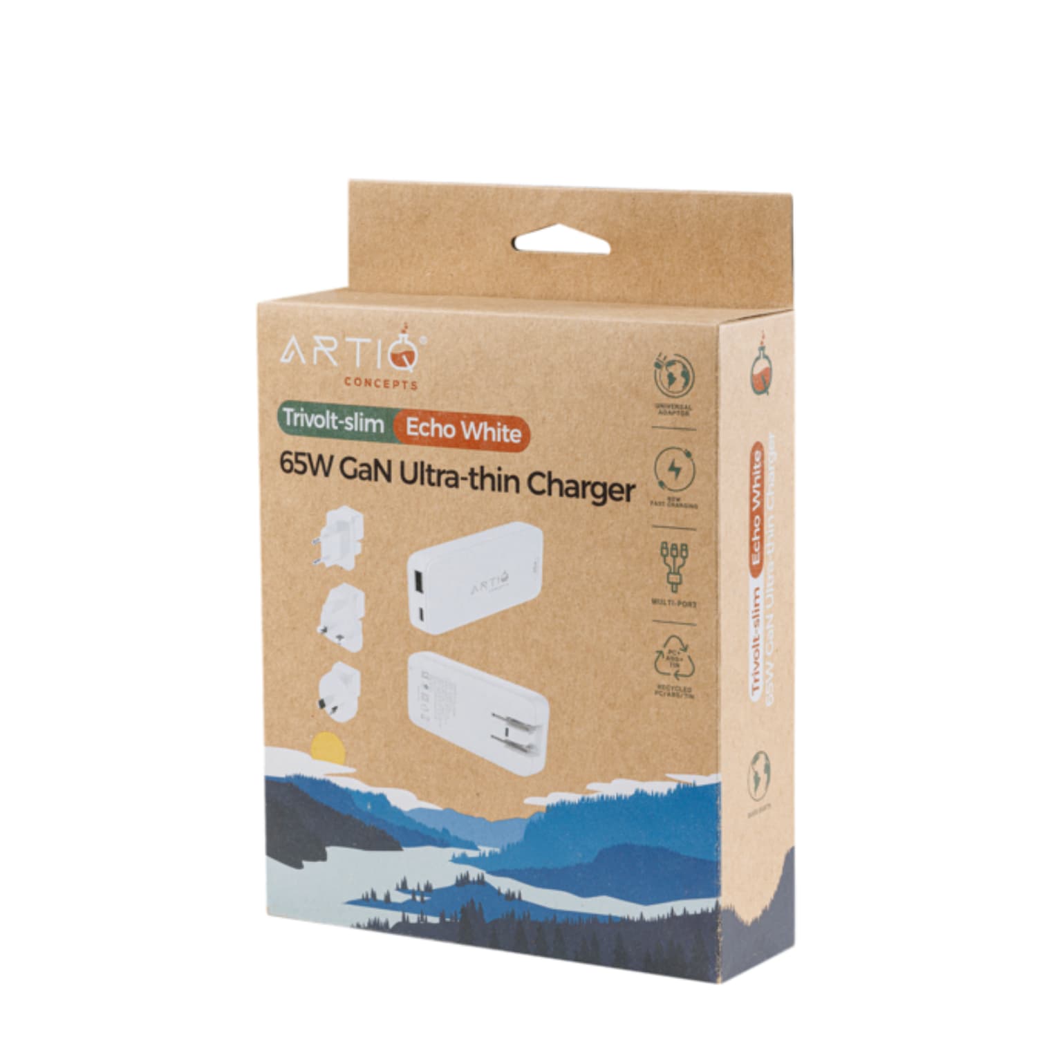 Trivolt Slim Adapter 100-240V-50/60Hz 1.3A