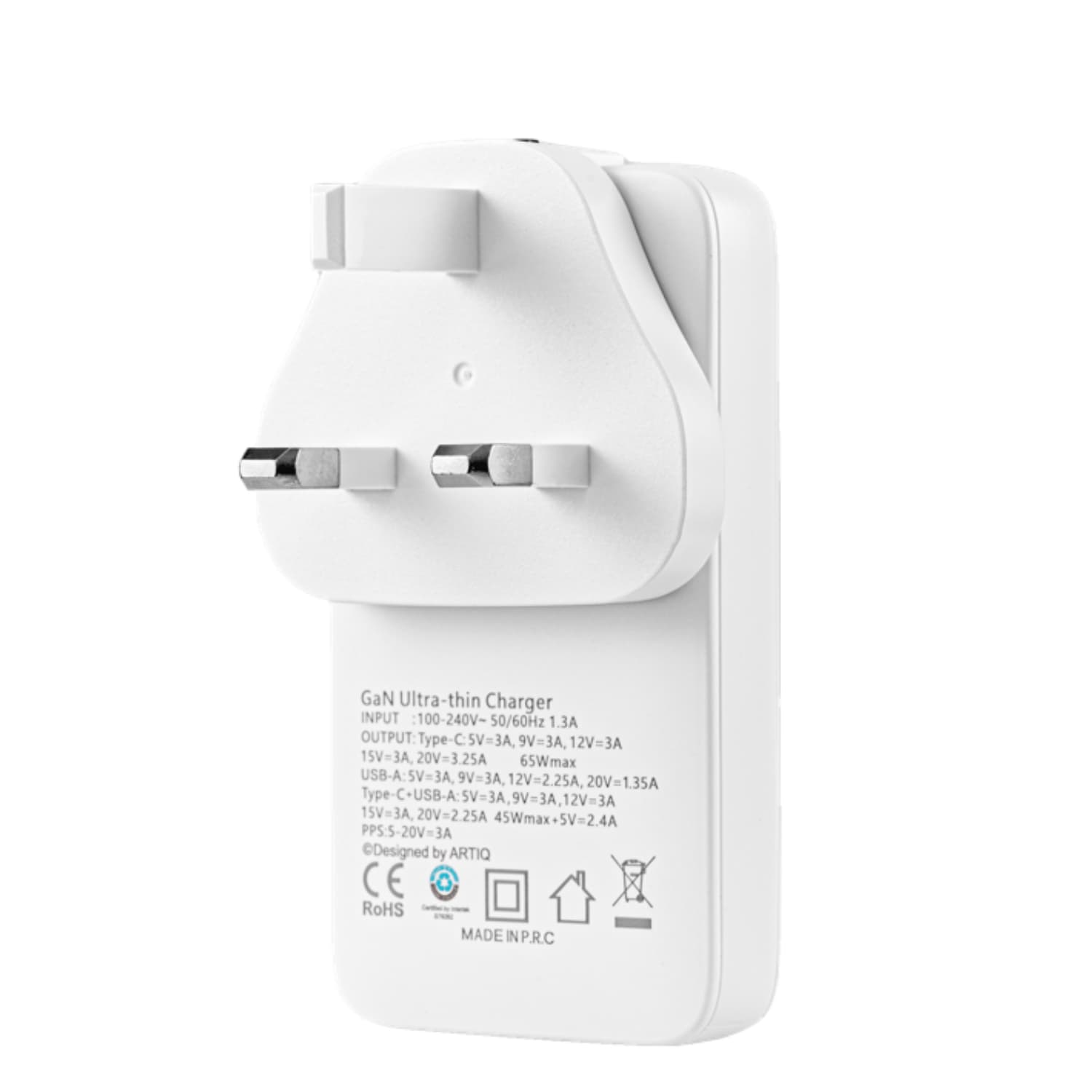 Trivolt Slim Adapter 100-240V-50/60Hz 1.3A