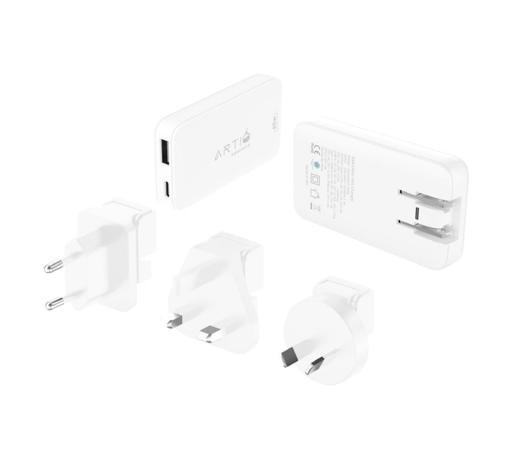 Trivolt Slim Adapter 100-240V-50/60Hz 1.3A