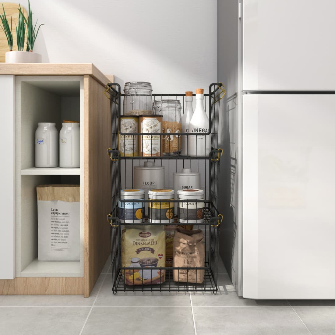 Stackable Basket Set of 3 409*362*750mm