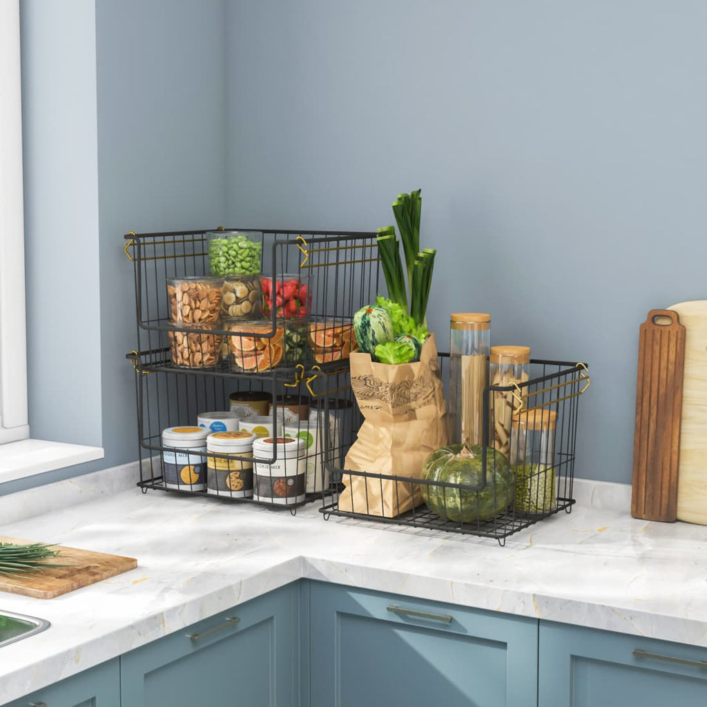 Stackable Basket Set of 3 409*362*750mm