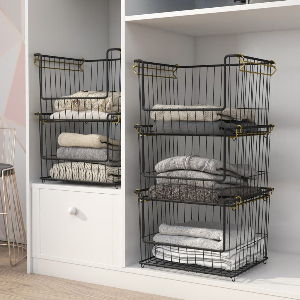 Stackable Basket Set of 3 409*362*750mm