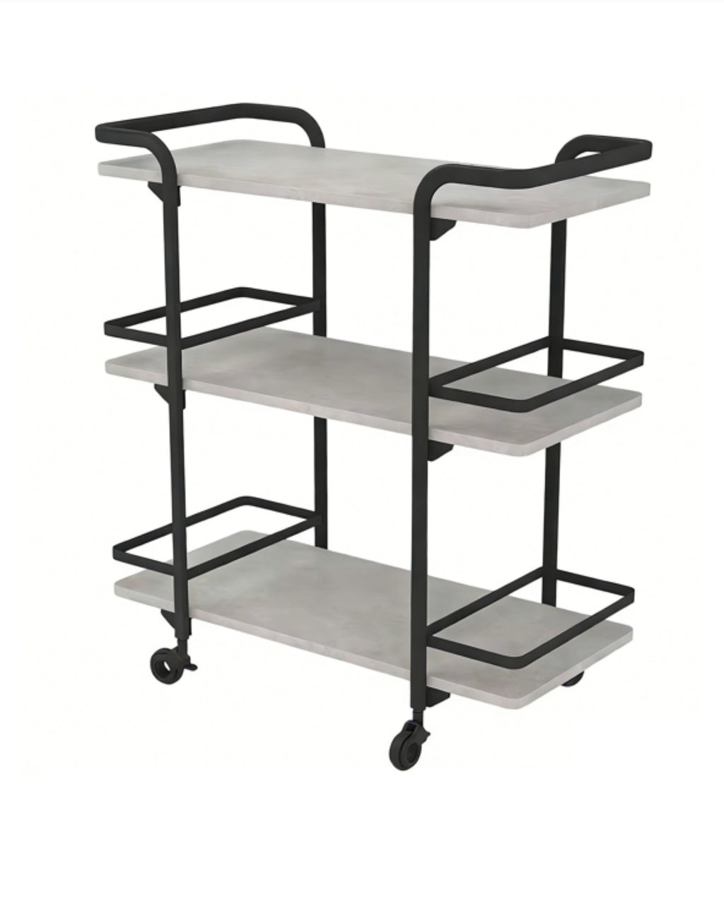 3-Tier Food Cart with Screw Pack 795*380*905mm