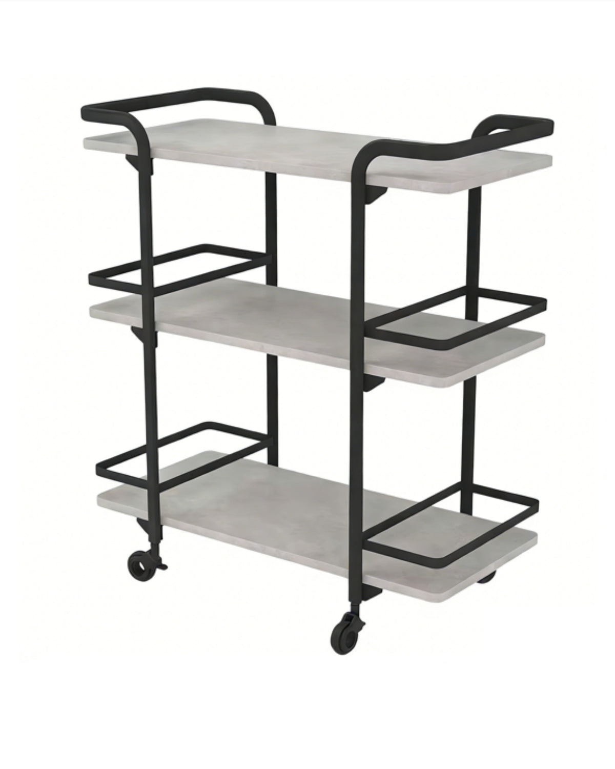 3-Tier Food Cart with Screw Pack 795*380*905mm