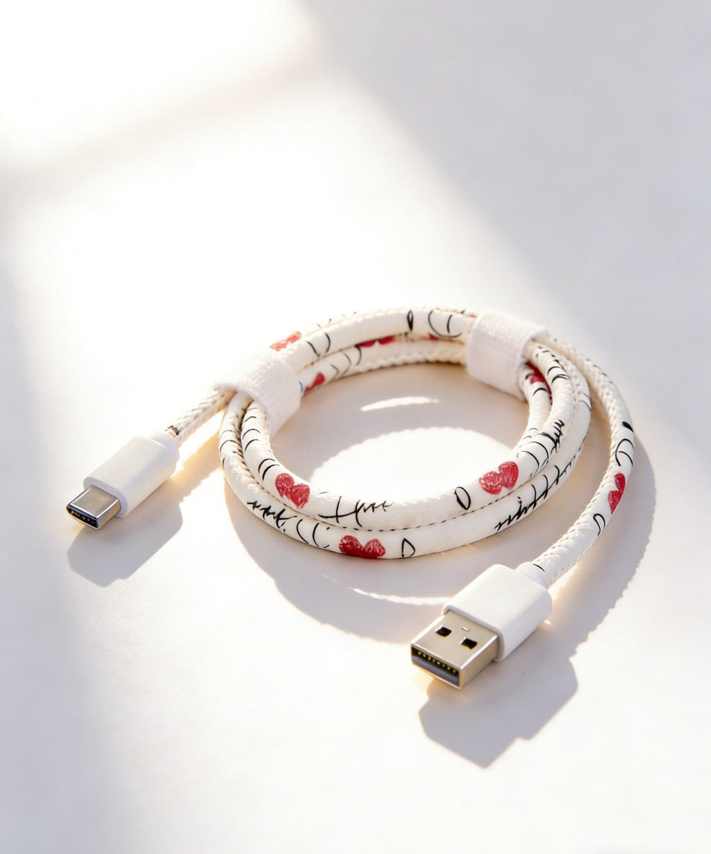 RECYCLED ECO-FRIENDLY CHARGING CABLE USB-A TO C