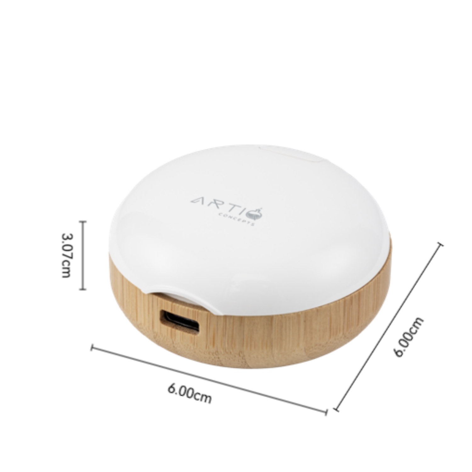 Bamboo Tunes- Eggshell Shock Earbuds