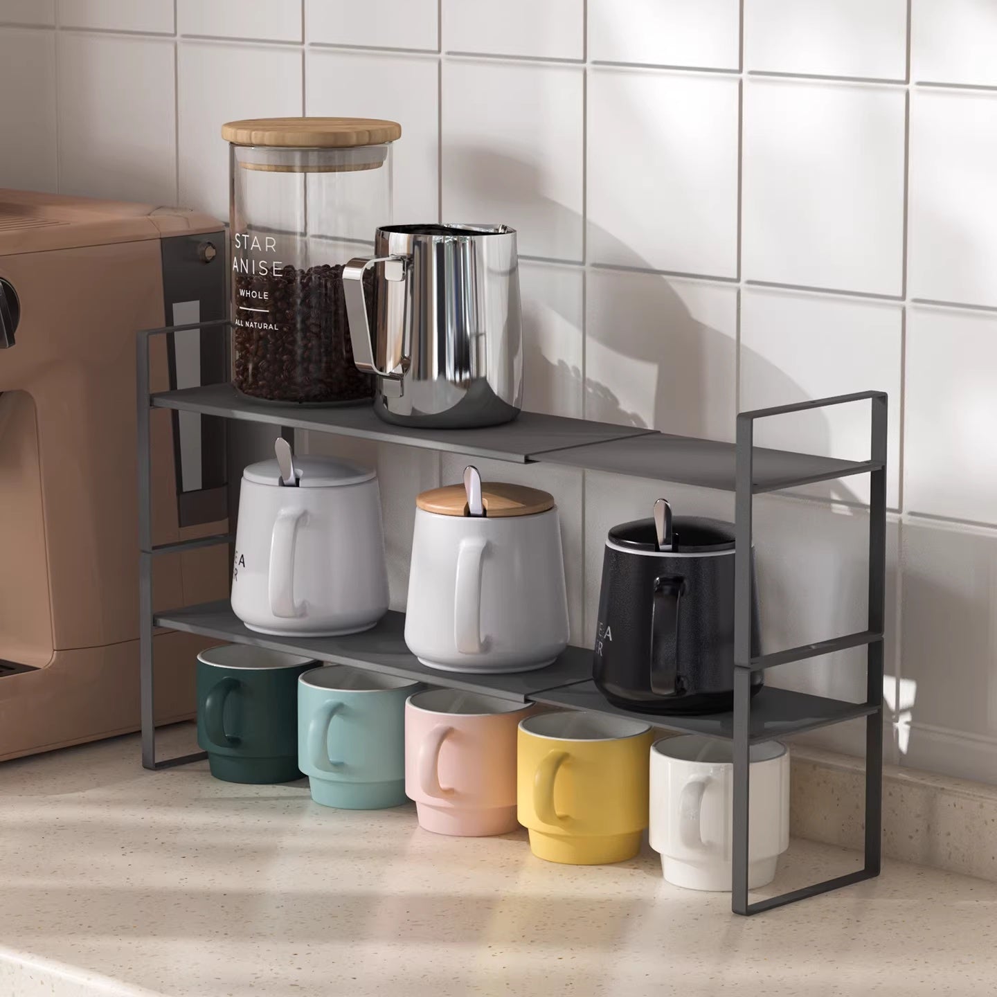 Expandable Cabinet Shelf Organizer (Small)