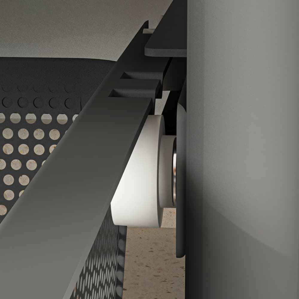 Kitchen Countertop Organizer Shelves /w Pull-Out Basket