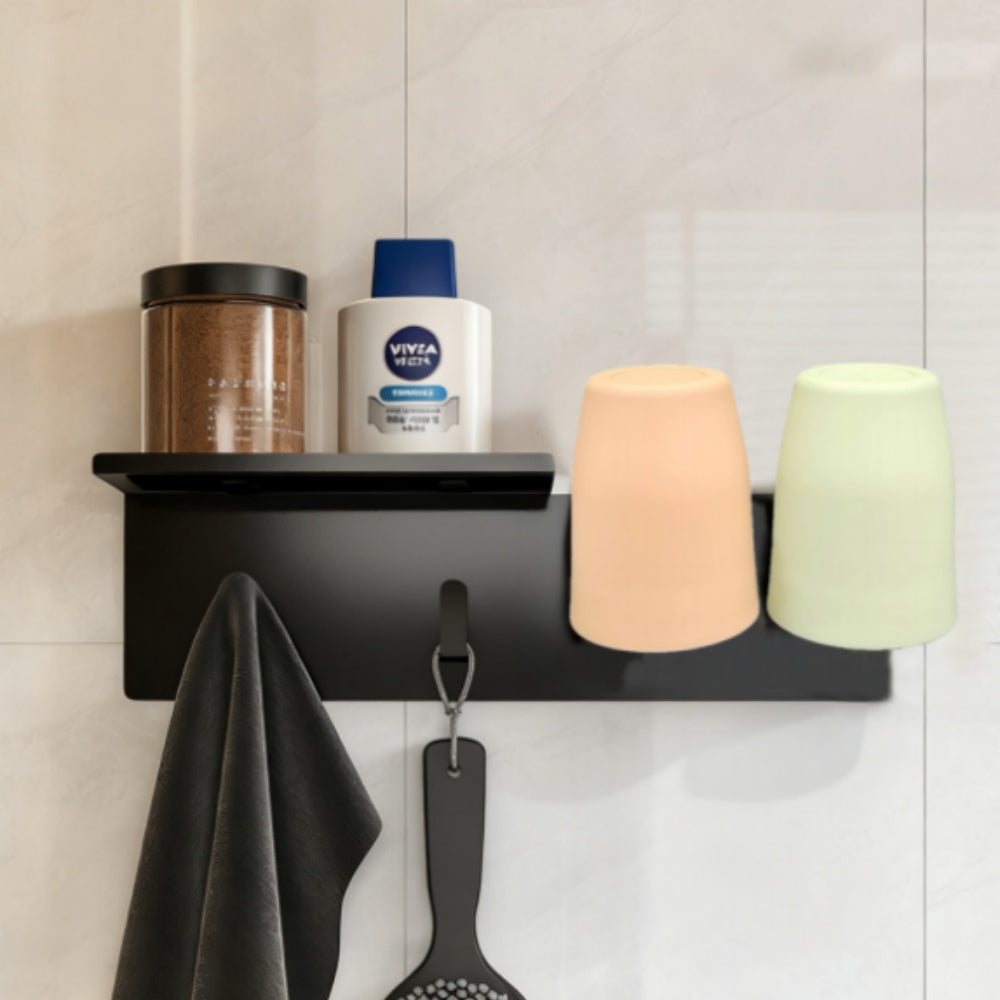 Toothbrush Holders /w Nail-free Adhesive & PP Cups 50*120*100mm